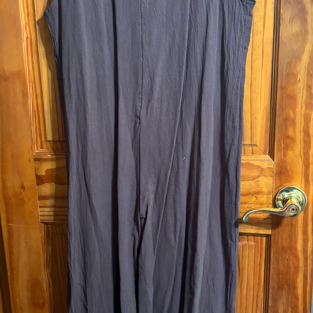 Sleeveless Gray Jumpsuit